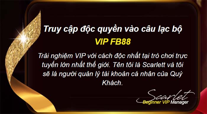 Cấp bậc vip tại Fb88